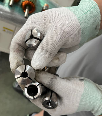 Μηχανή συγχώνευσης καλωδίων με διακόπτη 12V 24V DC Brushed Motors Hot Staking προμηθευτής