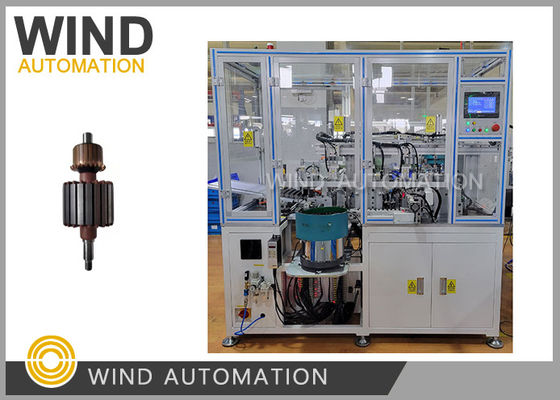 Armature Assembly Line for Shaft End Plate and Commutator by Servo Press Machine in One Machine